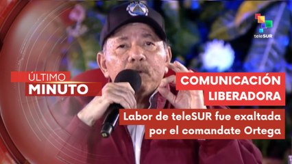 Copresidente de Nicaragua destacó labor comunicacional de teleSUR