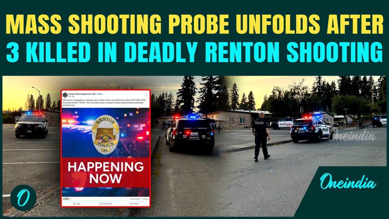 BREAKING: PANIC And CHAOS Erupts As 3 People SHOT Dead In Renton | Police Probe Underway |Washington