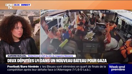 Un nouveau bateau chargé d'aide humanitaire pour Gaza partira ce dimanche avec deux députées LFI à son bord