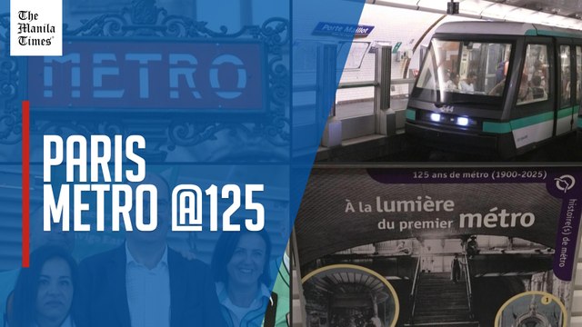 Paris metro celebrates 125th anniversary
