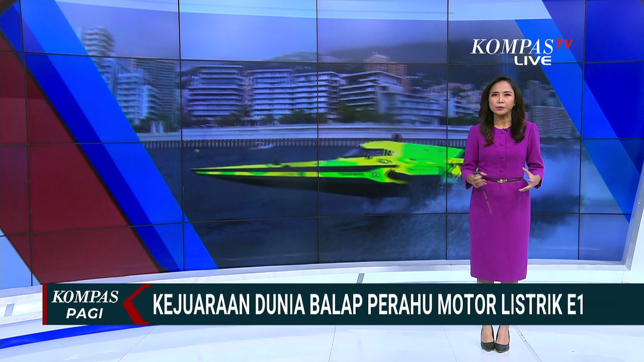 Balap Perahu Motor Listrik 'E-One' di Monako: Blue Rising Kalahkan Juara Bertahan | KOMPAS PAGI