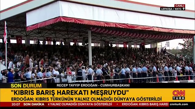 Kıbrıs Barış Harekatı'nın 51. yıl dönümü: Cumhurbaşkanı Erdoğan KKTC'de