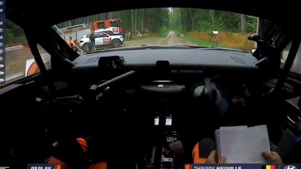 WRC 2025 Estonia SS18 Neuville False Start
