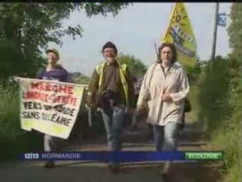 la marche anti-nucléaire de passage à Avranches