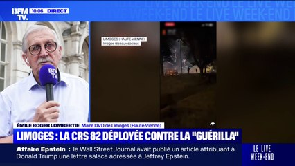 Violences à Limoges: "Ce ne sont pas des jeunes qui s'ennuient, ils étaient organisés pour faire de la guérilla urbaine", affirme le maire