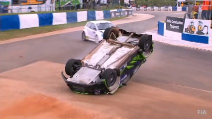 World RX 2025 Hungary Q3 Heat 1 RX3 Kacor Crash Roll