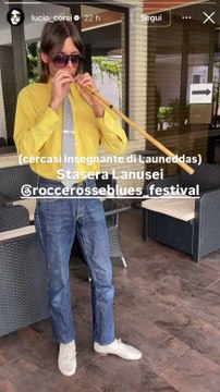 Lucio Corsi vuole imparare a suonare le launeddas