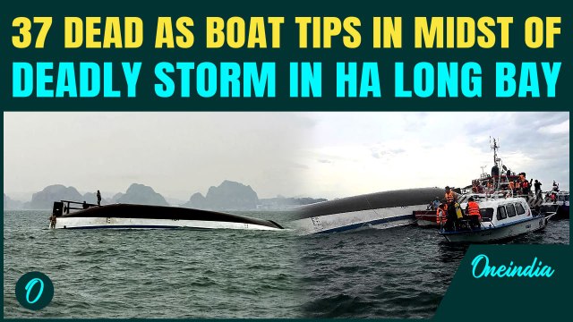 Vietnam Boat Accident: 37 Dead After Tourist Boat Capsizes In Vietnam's Ha Long Bay During Storm
