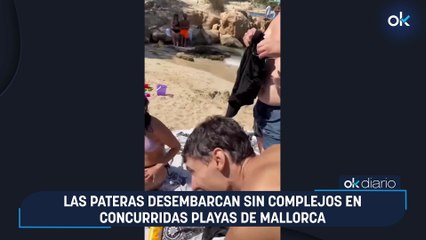 Las pateras desembarcan sin complejos en concurridas playas de Mallorca