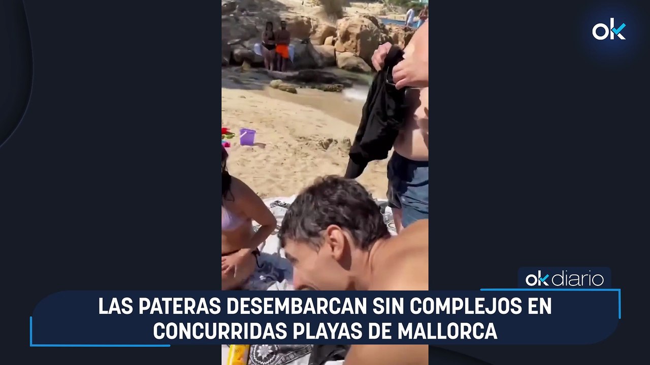 Las pateras desembarcan sin complejos en concurridas playas de Mallorca