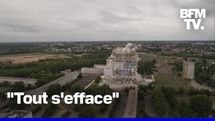 Les images impressionnantes d'une tour de 28 étages démolie en quelques secondes à Loos dans le Nord