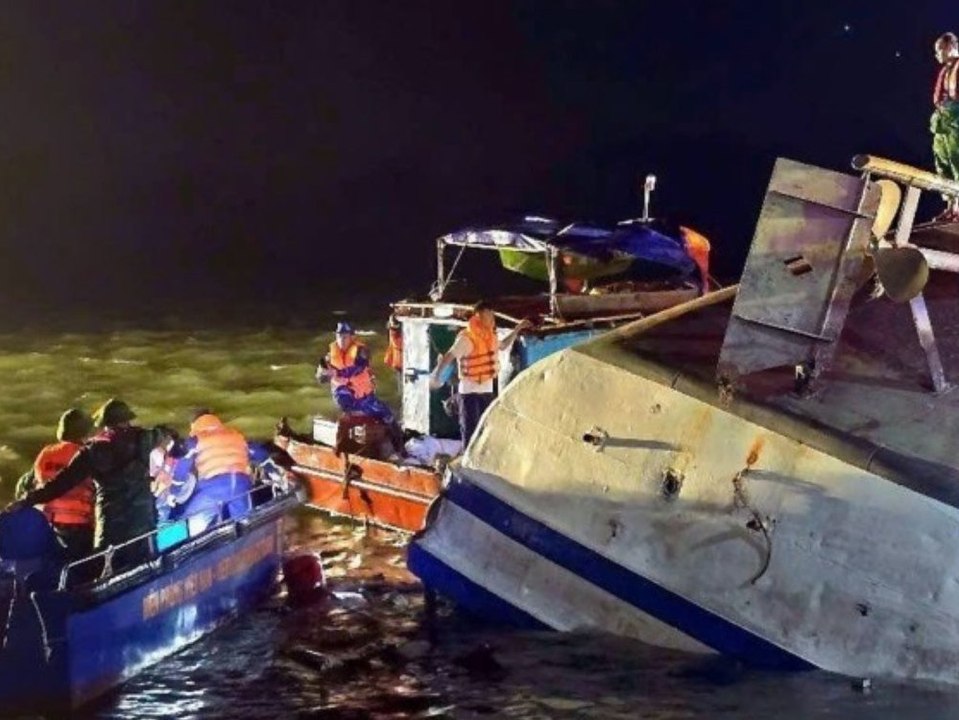 Drama in Vietnam: 38 Menschen sterben bei Schiffsunglück