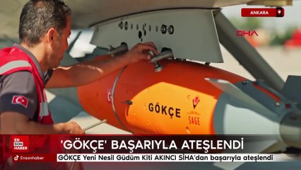 Yeni Nesil Güdüm Kiti 'GÖKÇE' başarıyla ateşlendi