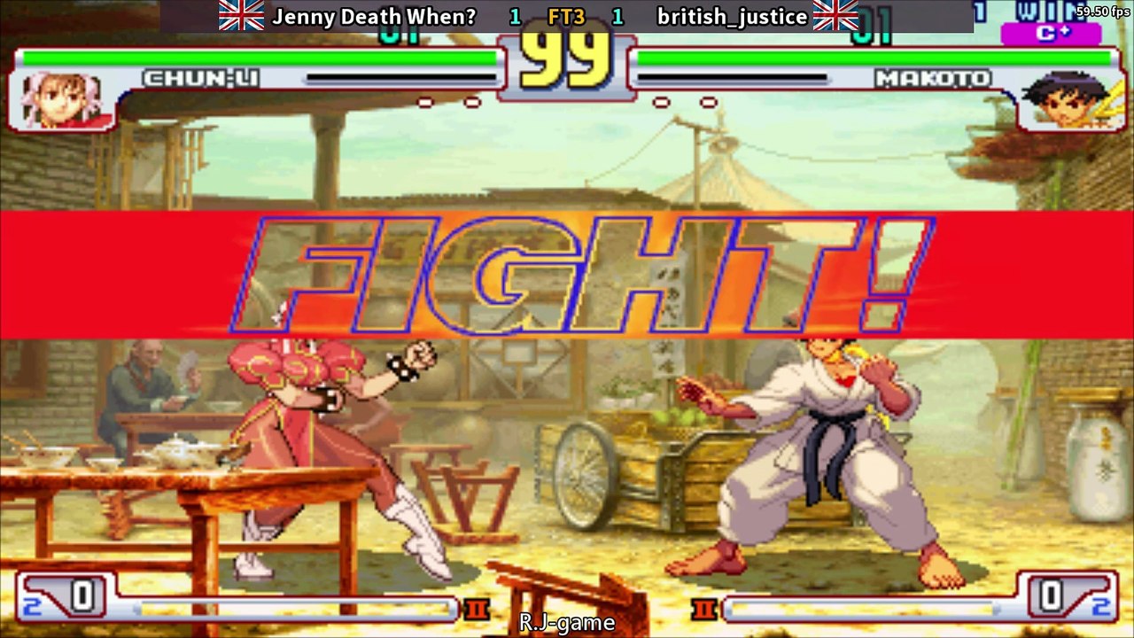 街霸3.3 Jenny Death When? VS british_justice 2025-7-20 FT3