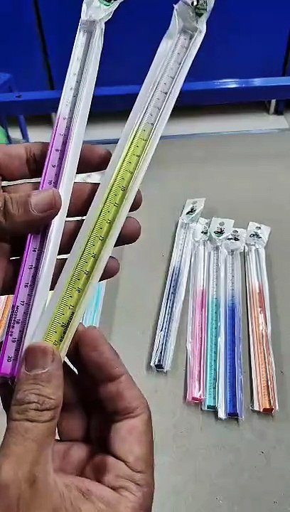 Unboxing and Review of Multicolour Acrylic Rulers, 30cm 20cm Colorful Rulers Set, Enhances 3D Spatial Imagination for Learning and Crafts