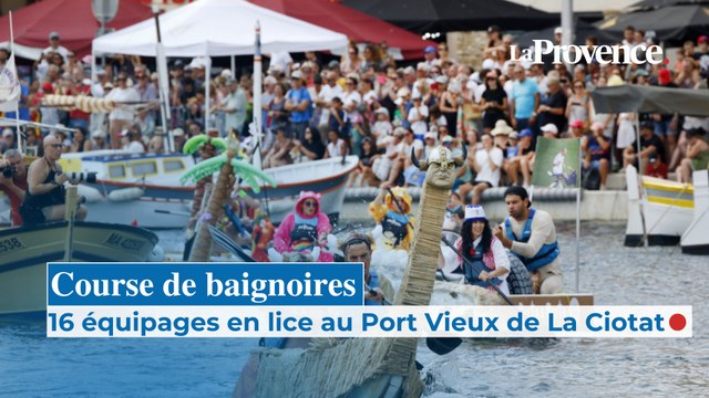Course de baignoires : 16 équipages en lice au Port Vieux de La Ciotat