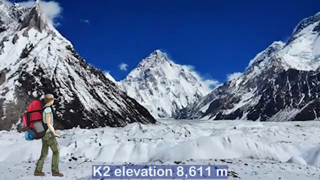 World's 2nd Highest Mountain K2  #mountains #world #viralvideo #trending #travel #nature