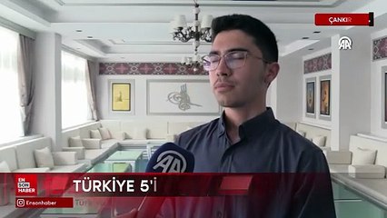 YKS'de Türkiye 5'incisi olan Yusuf Arda, başarısını Gazzeli yaşıtlarına adadı