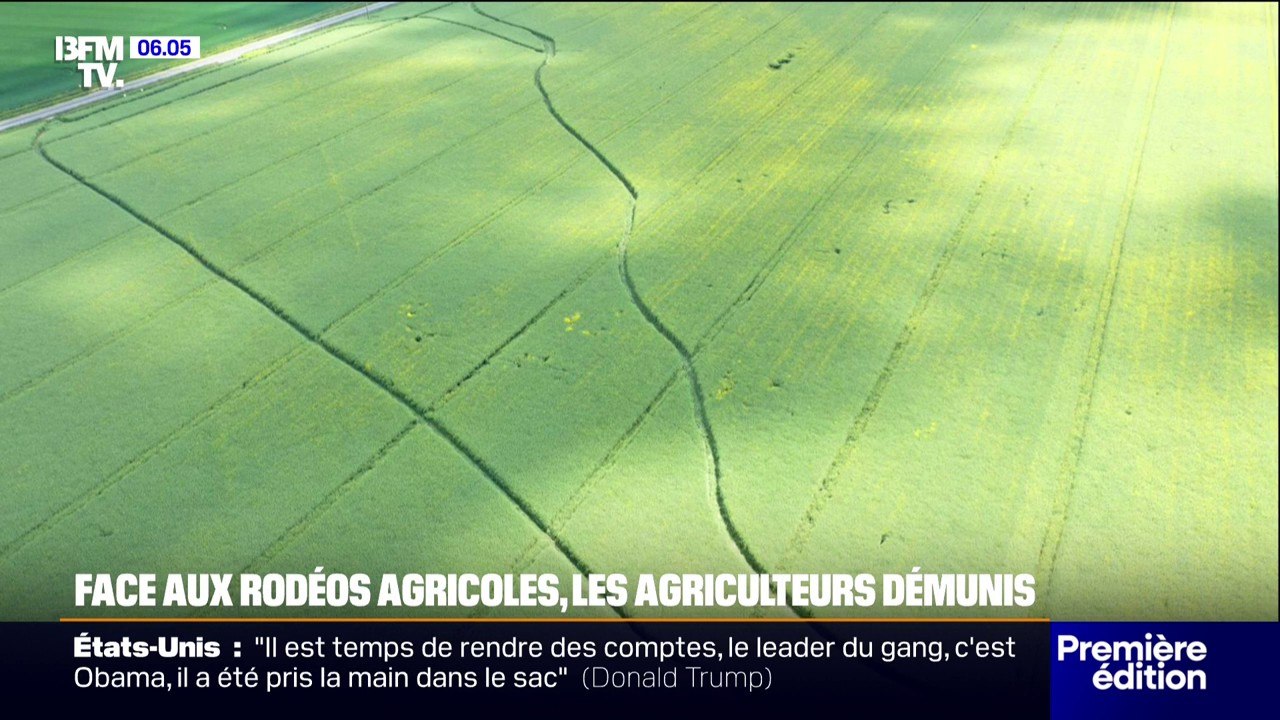 Val-d'Oise: les agriculteurs démunis face aux rodéos agricoles