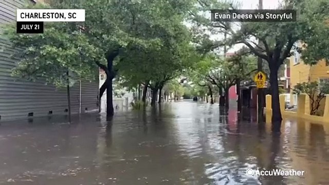 Soaking storms slam the Southeast