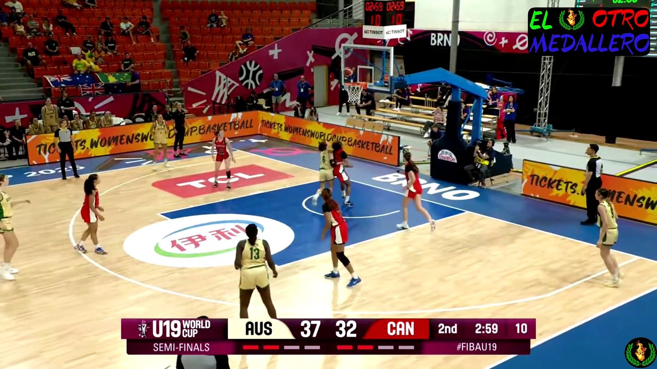 05 Australia -Canada Semifinal Mundial sub 19 femenino Rep Checa 2025