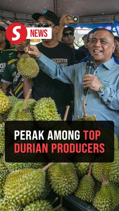 Perak one of Malaysia's top durian-producing states, says Saarani