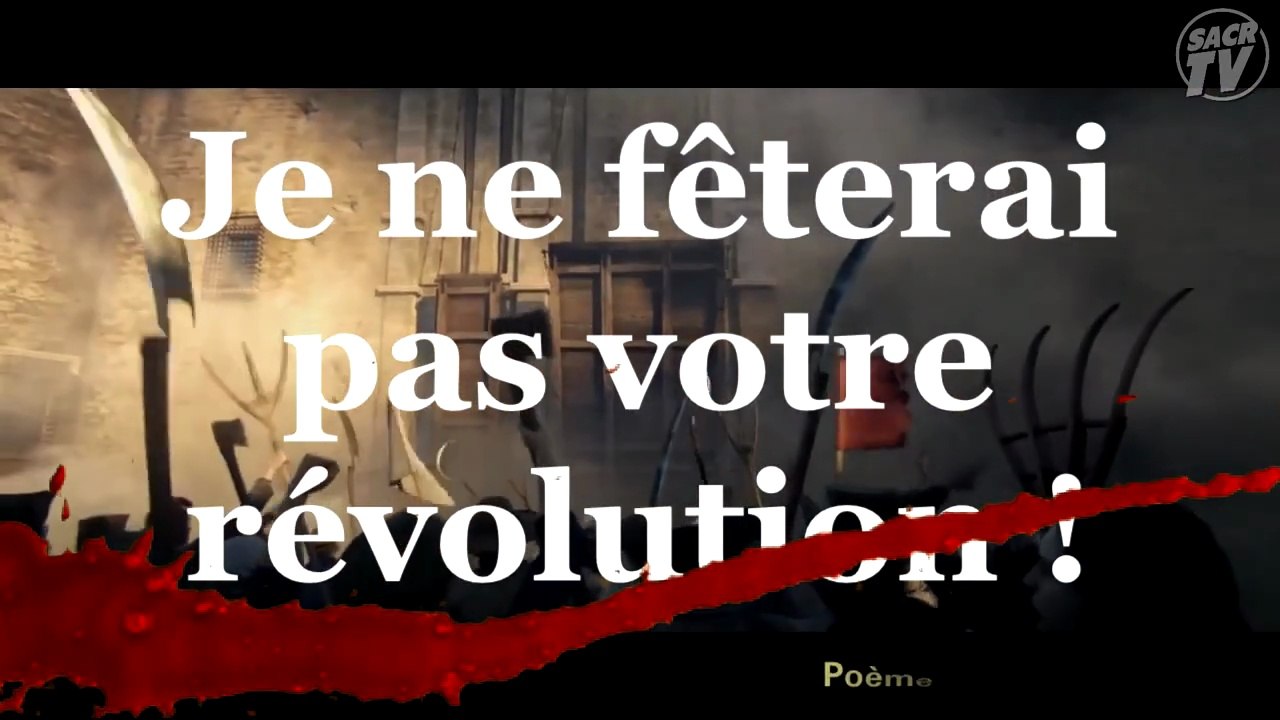 Je ne fêterai pas votre révolution !