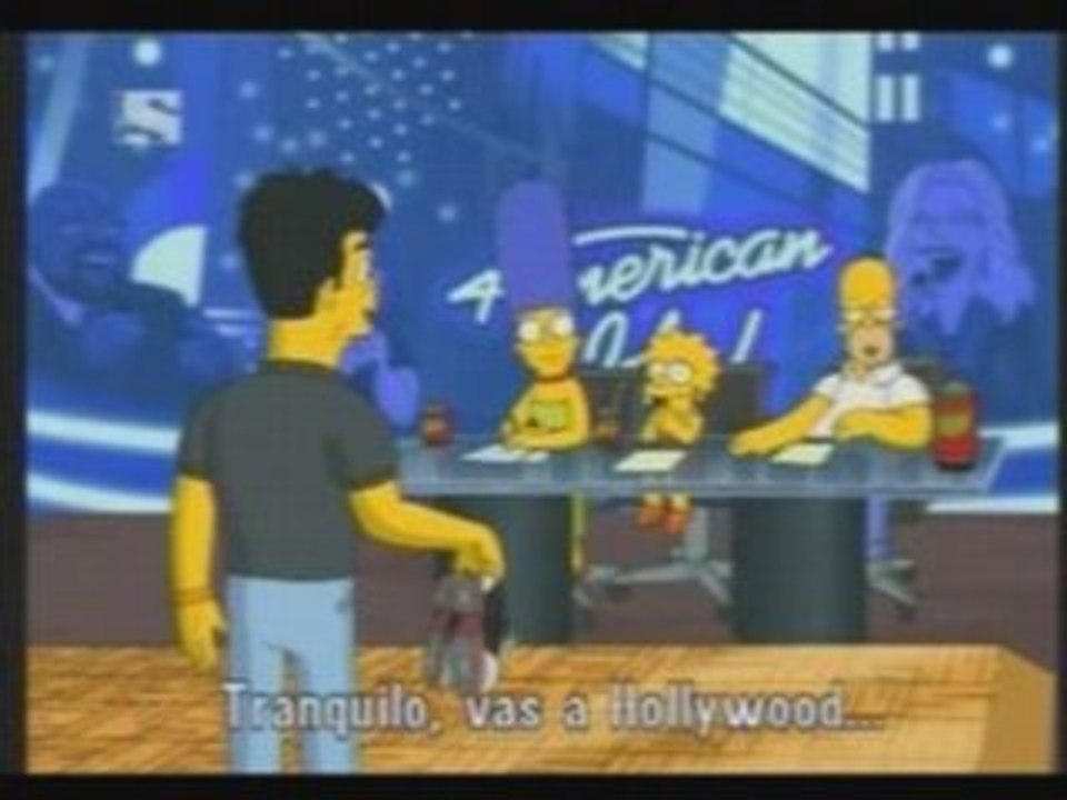 Les simpson american idol