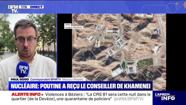Nucléaire iranien: Vladimir Poutine a reçu le conseiller de Khamenei