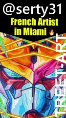 🎨 Street-Art : SERTY31 « French Artist in Miami » #streetart #serty31 #fantic