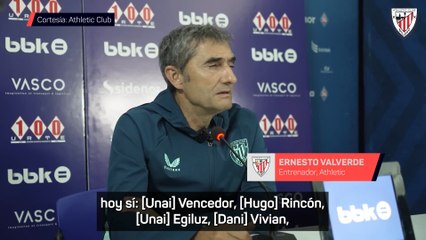 Valverde analiza la pretemporada del Athletic: "Nico tiene que participar ya"