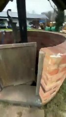 Fell into Grandpa's Old Well! 😂 #Shorts