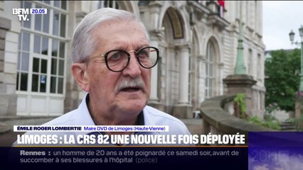 "C'est rassurant sur deux jours, pas sur une continuité": la CRS 82 déployée à Limoges après une nuit de heurts