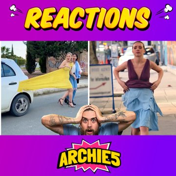 She Rapidly Changes Her Outfit in Public to Ditch a Stalker?! 😱👗 The Dudes REACT to 5-Minute Crafts Wild Dress & Shirt Transformations!