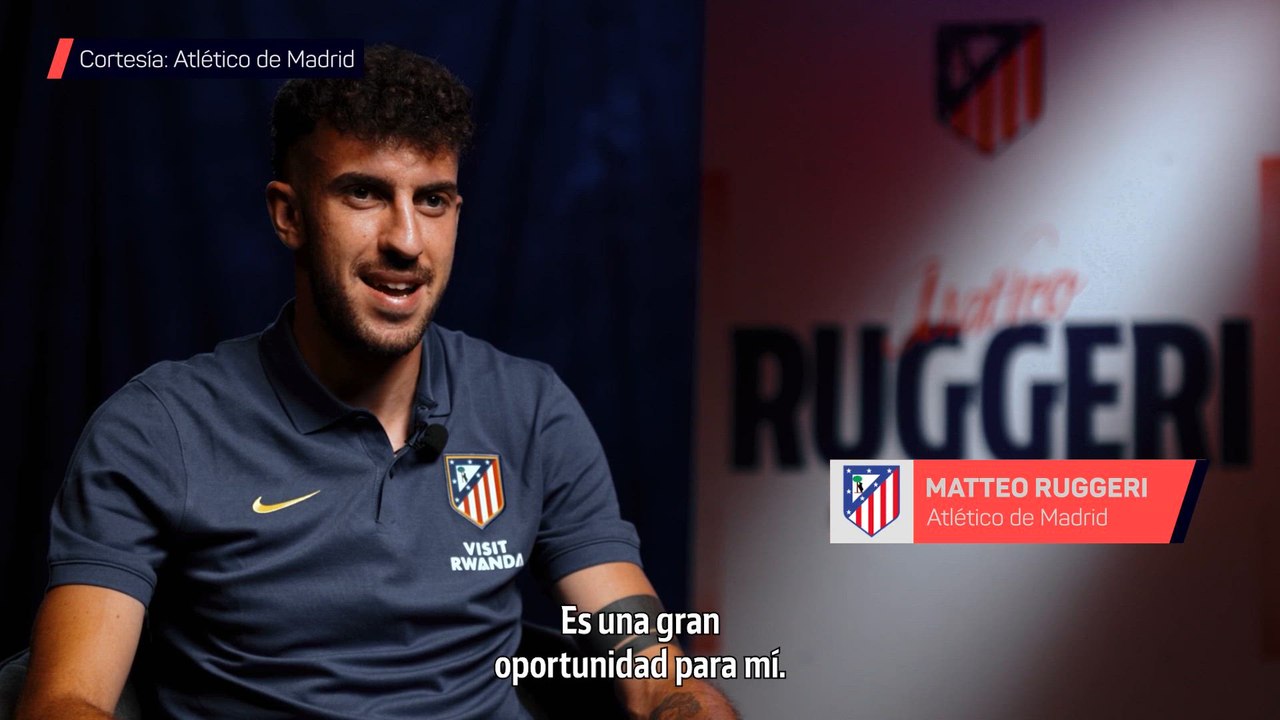 Primeras declaraciones de Ruggeri como jugador del Atlético de Madrid