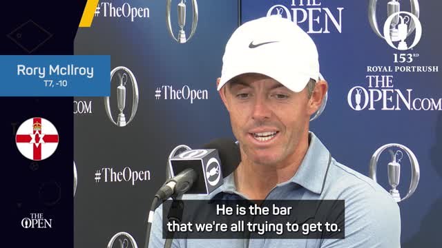 Scheffler the bar we are all trying to reach - McIlroy