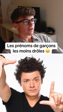 Les prénoms de garçons les moins drôles 😑 #prenom #prénoms #prénom #quizz