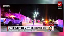 Ataque armado deja un muerto y tres heridos en Hidalgo