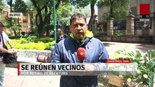 CdMx: Vecinos se reúnen tras retiro de las estatuas del ‘Che’ Guevara y Fidel Castro
