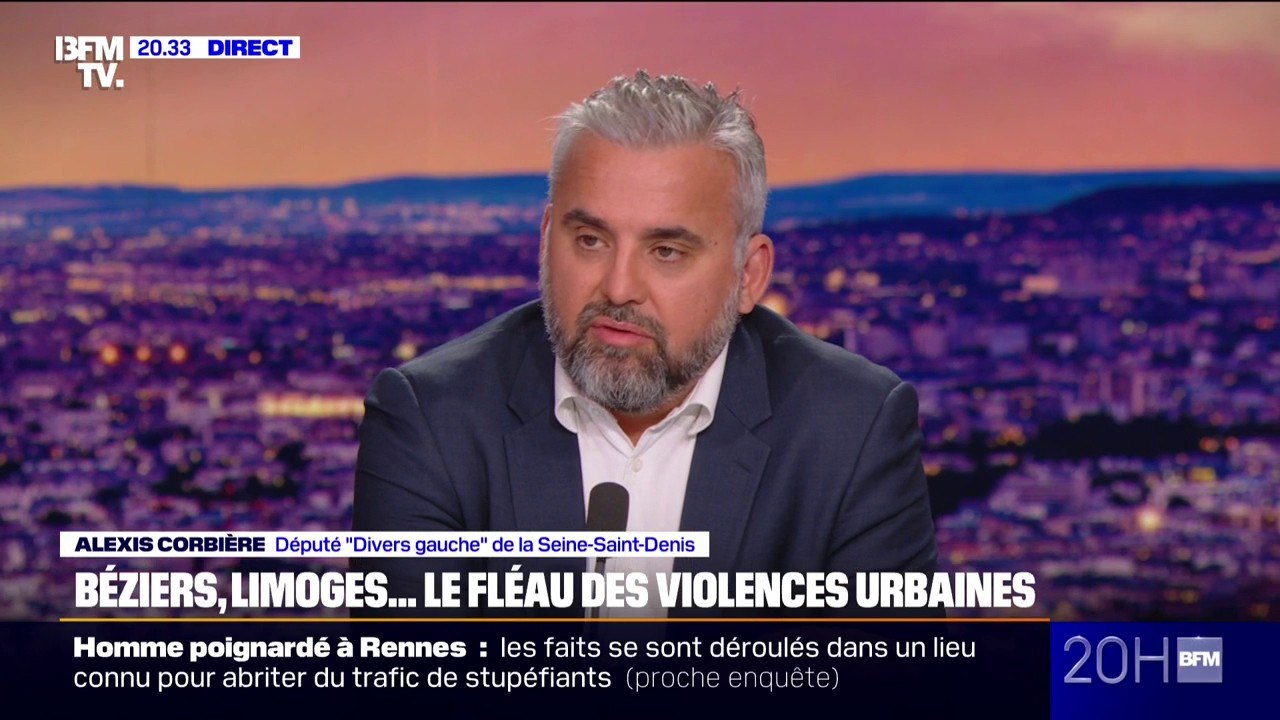 Violences urbaines: "Vous pouvez faire venir la CRS mais cela ne réglera rien si vous laissez s'approfondir la pauvreté", déclare Alexis Corbière (Divers gauche)