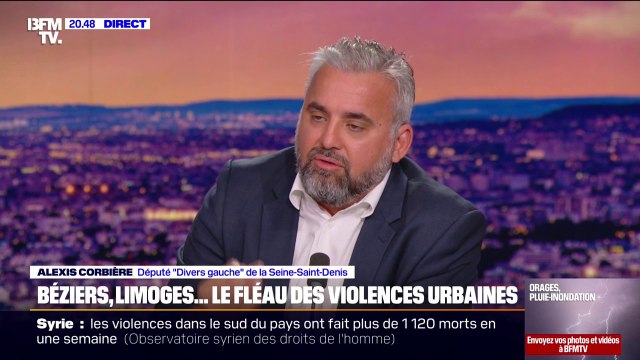 Violences urbaines: Emmanuel Macron affaiblit les moyens de la justice et de la police , estime Alexis Corbière (Divers gauche)