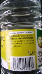 POUCE Vinaigre d'alcool blanc 1l