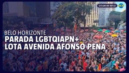 Parada LGBTQIAPN+ lota Avenida Afonso Pena em BH