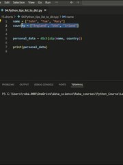 Python Tips: How to create a dictionary from two lists, using the "zip" function?