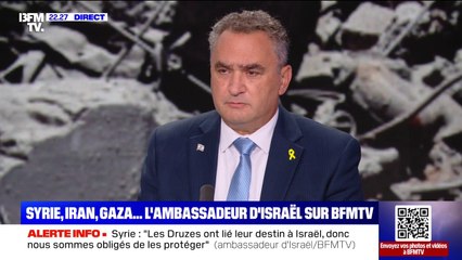 "Les Iraniens ne peuvent pas avoir d'enrichissement nucléaire", déclare l'ambassadeur d'Israël en France