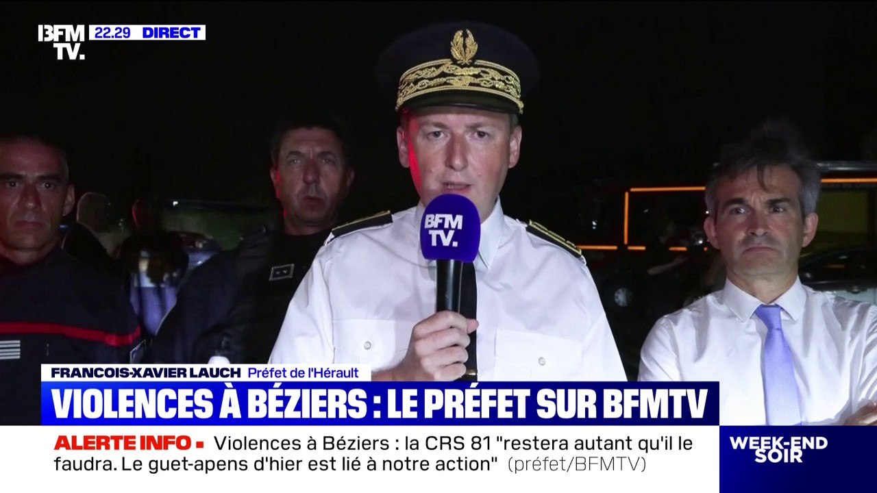 Béziers: "La CRS restera autant qu'il le faudra", déclare le préfet de l'Hérault