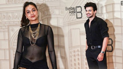 Bombay Adda Mega Launch: Divya Agarwal's Bomb-Black Avatar & Vishal Pandey's Dapper Look | Mumbai