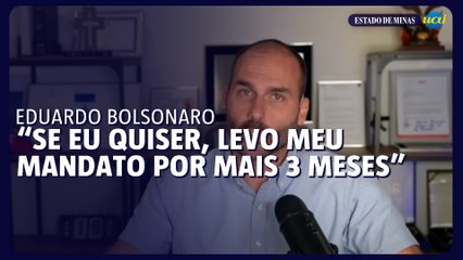 Eduardo Bolsonaro afirma que não vai renunciar ao mandato de deputado