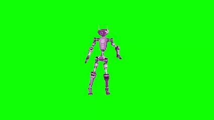 Robot, dancer, 3d