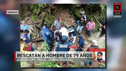 Encuentran sano y salvo a hombre extraviado en la Sierra Gorda de Hidalgo